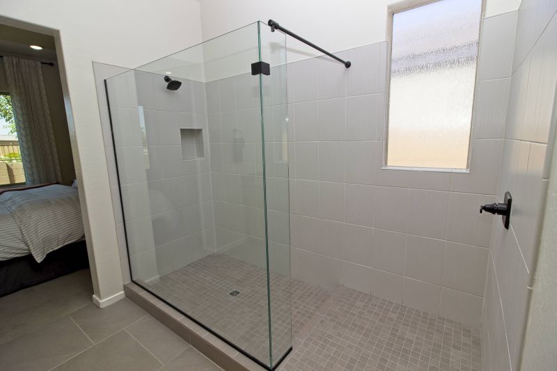 Walk-In Shower with Glass Walls